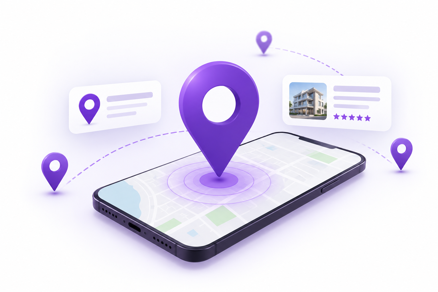 Localisation et Google Maps pour construction, rénovation, BTP