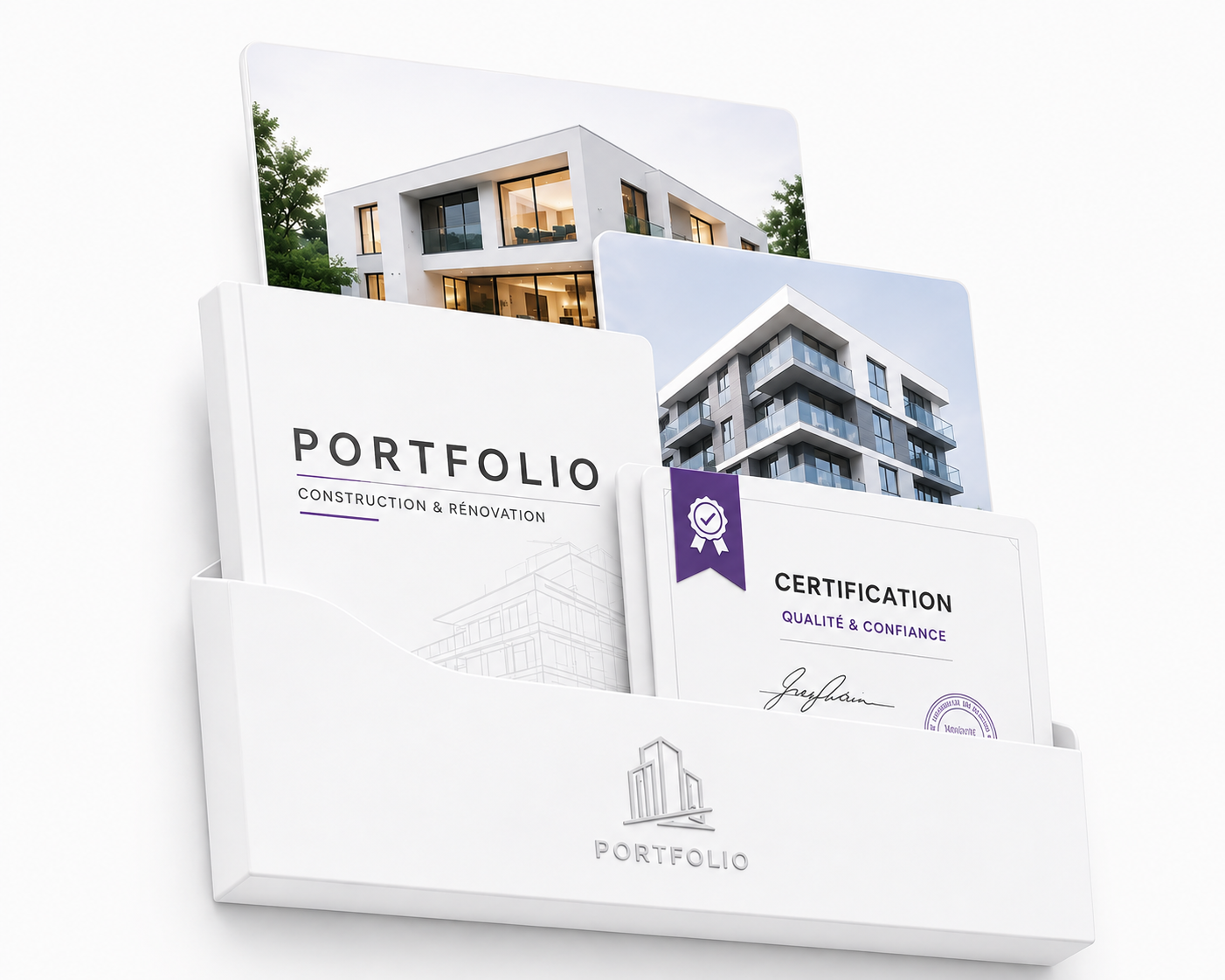 Portfolio et références pour construction, rénovation, BTP